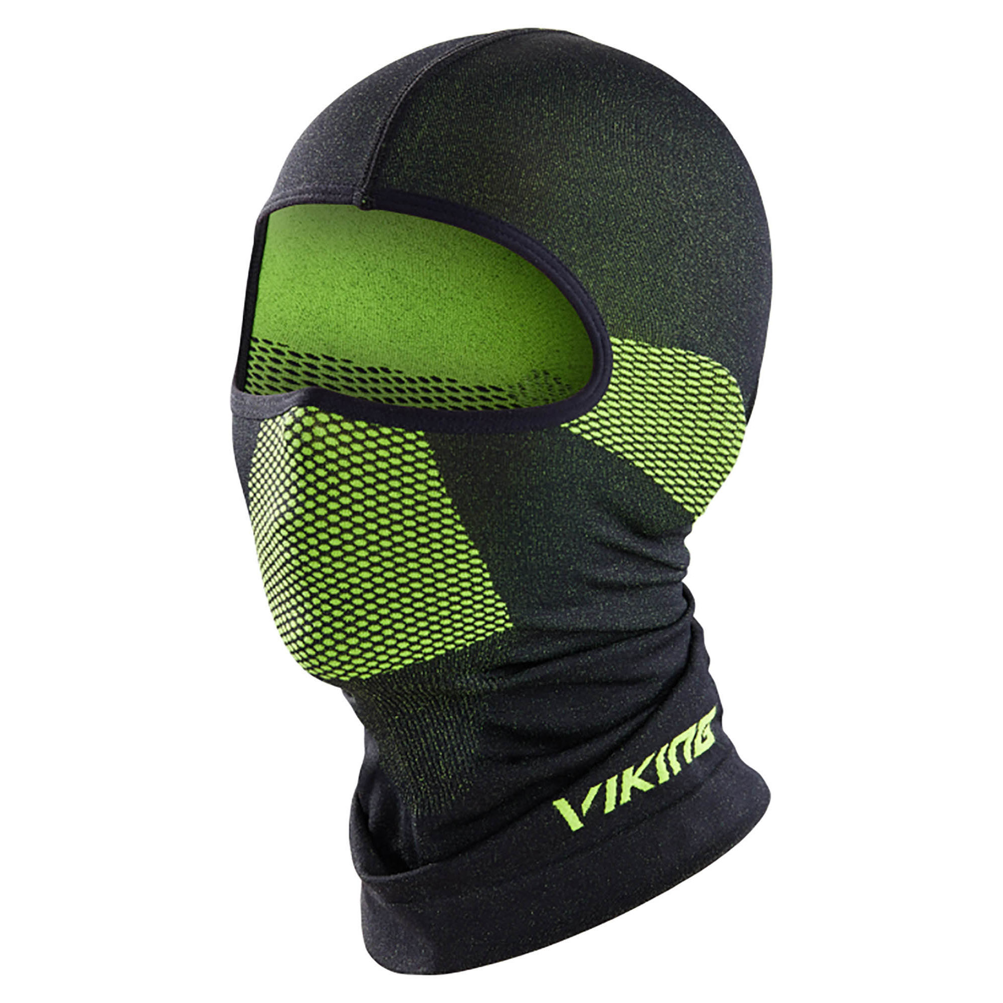 Балаклава VIKING Sigurd Junior Black Lime (uni one size) копия