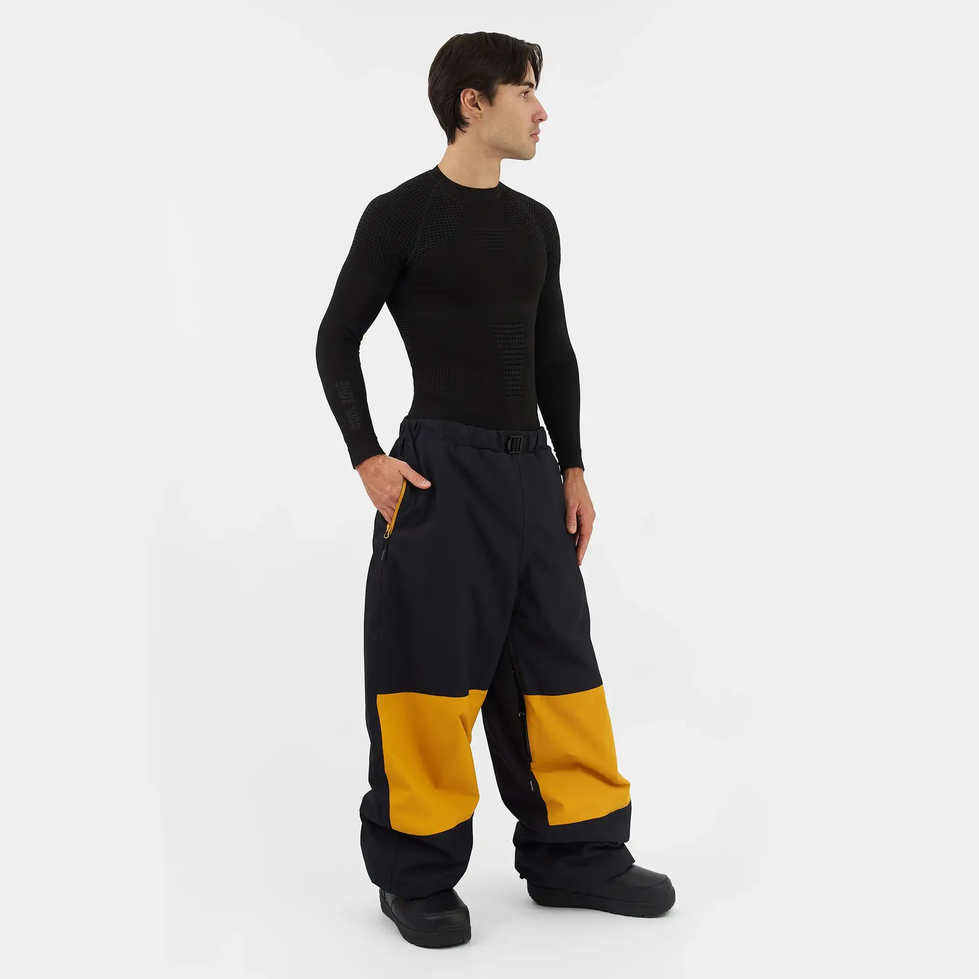 Брюки CoolZone BLOCK 2 BK2109 20 32 черный горчичный