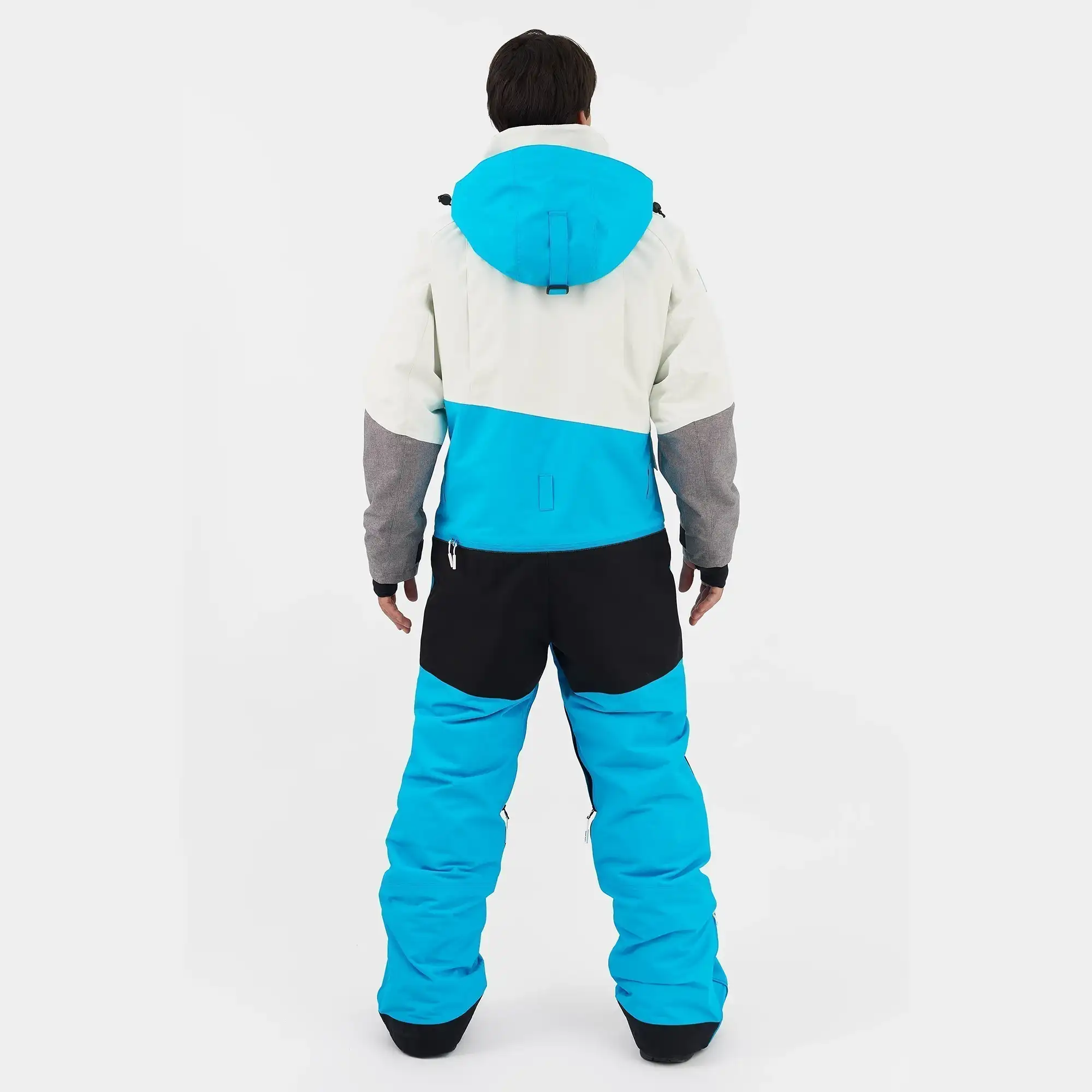 Комбинезон CoolZone DOT KN2133A 45 35 31M ярко-голубой белый серый меланж 2